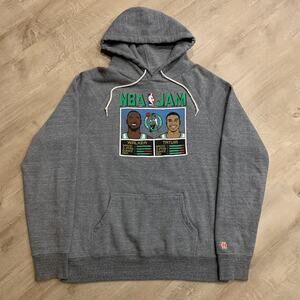 Homage NBA Jam Boston Celtics Jayson Tatum Antoine Walker Hoodie Men's Large L